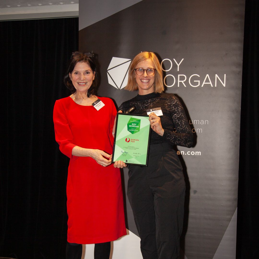 Australia Post is Roy Morgan's Most Trusted Service Brand - four years running!
