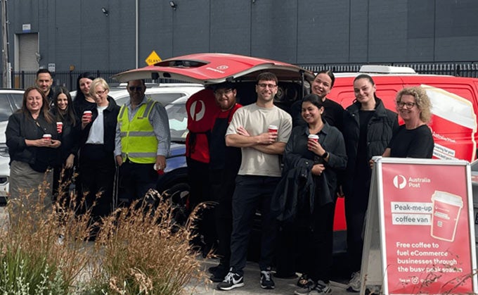 Our Peak-me-up coffee van is on the way to NSW!