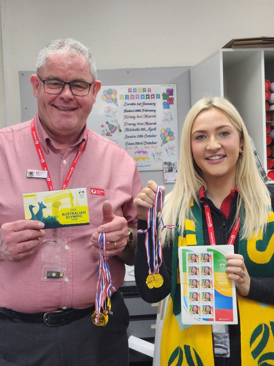 special Olympics stamps to honour our Gold medallists