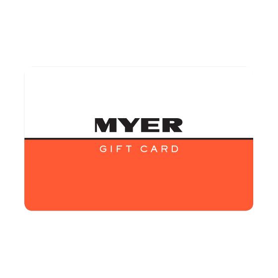 $100 Myer Physical Gift Card product photo Internal 1 DETAILS