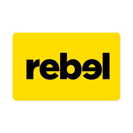 $50 Rebel Physical Gift Card product photo Internal 1 DETAILS