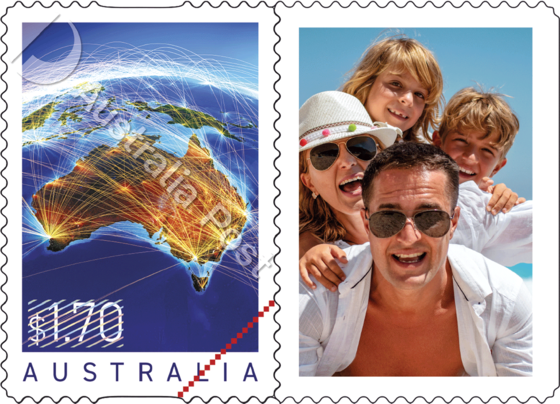 Personalised Stamps – Earth product photo