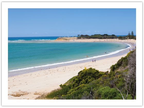 Prepaid Postcard – Torquay Beach, VIC product photo Internal 1 DETAILS