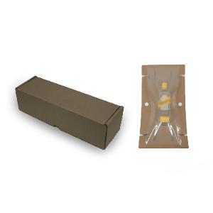 Wine and Spirit Box Single Plain (367 x 112 x 102mm) with Inserts – 10 Pack product photo