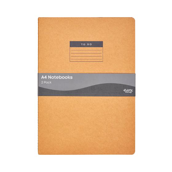 Every Avenue A4 Notebooks – 2 Pack product photo Internal 1 DETAILS