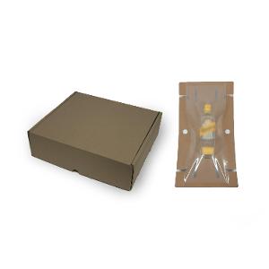 Wine and Spirit Box Triple Plain (367 x 334 x 105mm) with Inserts – 10 Pack product photo