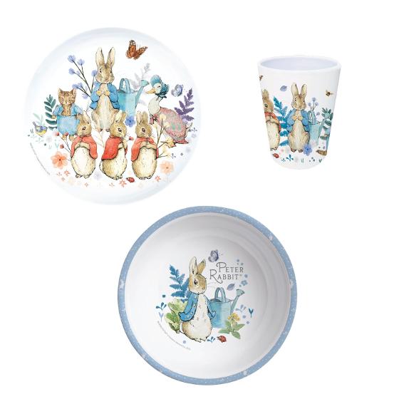 Beatrix Potter 3-Piece Melamine Set product photo Internal 1 DETAILS