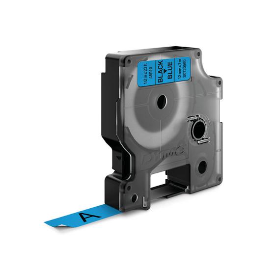 DYMO D1 Tape Black/Blue (12mm x 7m) product photo Internal 1 DETAILS
