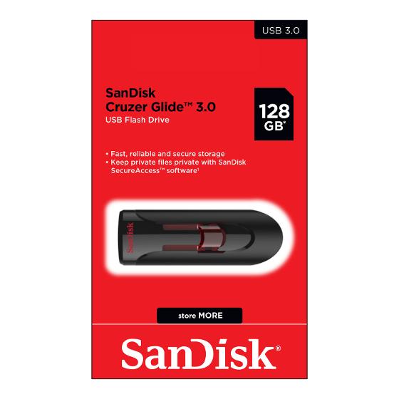 SanDisk Cruzer Glide 128GB USB 3.0 FD product photo Internal 3 DETAILS