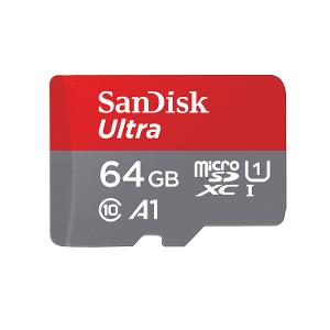 SanDisk Ultra 64GB microSDHC product photo