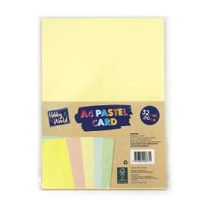 Hobby World A4 Pastel Card – 32 Sheets product photo