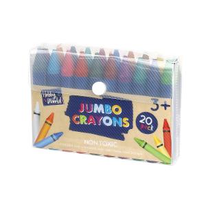 Hobby World Jumbo Crayons – 20 Pack product photo