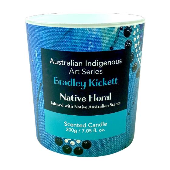 Bradley Kickett Scented Candle &ndash; Native Floral product photo Internal 1 DETAILS