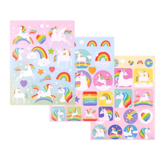 Every Avenue 12 Page Mini Sticker Book &ndash; 'Unicorn Rainbow' product photo Internal 2 DETAILS