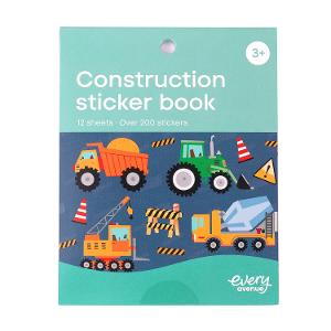 Every Avenue 12 Page Mini Sticker Book – 'Construction' product photo