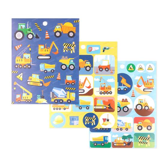 Every Avenue 12 Page Mini Sticker Book &ndash; 'Construction' product photo Internal 2 DETAILS