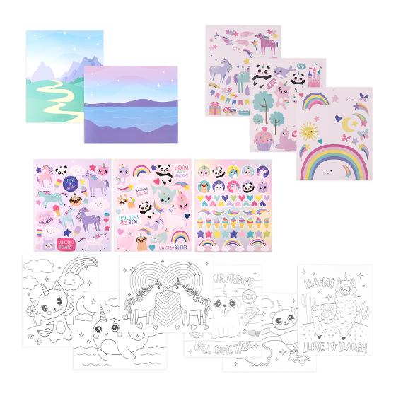 Every Avenue 14 Page Sticker Activity Pad – 'Unicorn' product photo Internal 2 DETAILS
