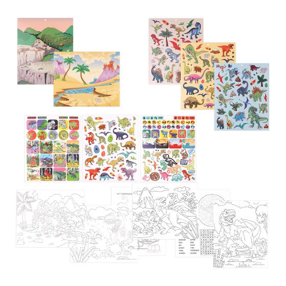 Every Avenue 14 Page Sticker Activity Pad &ndash; 'Dinosaur' product photo Internal 2 DETAILS