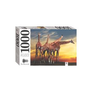 Mindbogglers 1000 Piece Jigsaw Puzzle &ndash; Giraffes Open Air Zoo France product photo