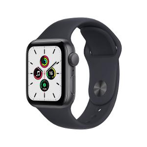 Apple Watch SE GPS 40mm Space Grey Aluminium Case with Midnight Sport Band product photo