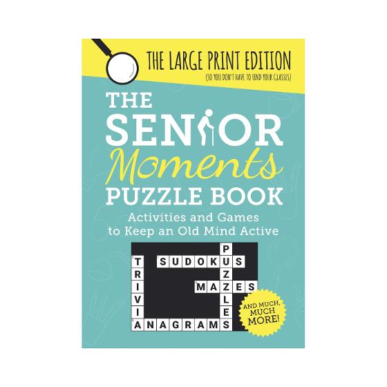 The Senior Moments Puzzle Book: Activities and Games to Keep an Old Mind Active product photo Internal 1 DETAILS