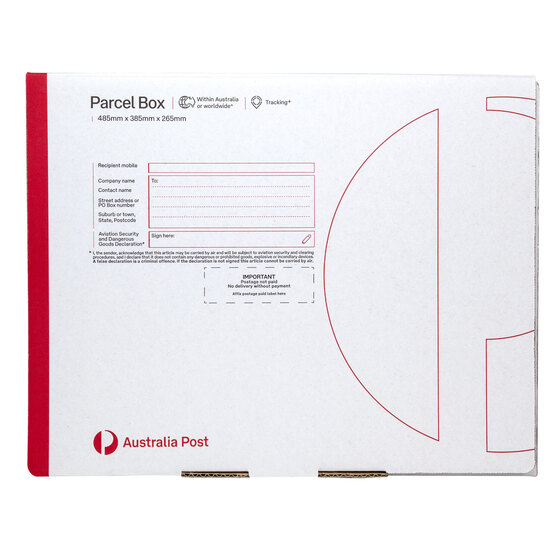 Parcel Box BX23 (485 x 385 x 280mm) – 10 Pack - US Common product photo Internal 1 DETAILS