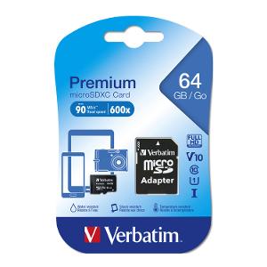 Verbatim 64GB Micro SDHC Card  product photo