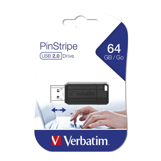 Verbatim Store N Go 64GB USB 2.0 Drive – Black product photo Internal 1 DETAILS