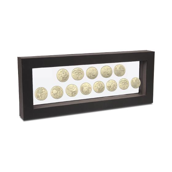 Great Aussie Coin Hunt Floating Frame – Large product photo Internal 2 DETAILS