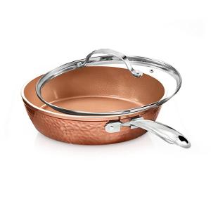 Gotham Steel Hammered Copper Pan product photo
