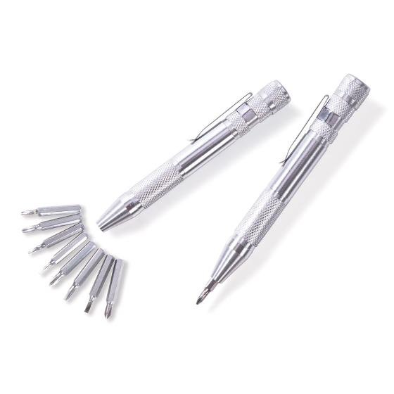 Precision 8-in-1 Screwdriver – Silver product photo Internal 2 DETAILS
