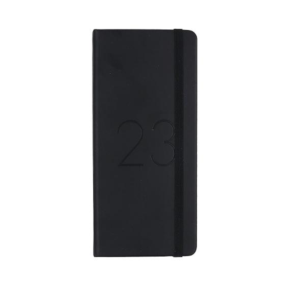 Hardcover Slimline Week to View 2023 Diary &ndash; Black product photo Internal 1 DETAILS