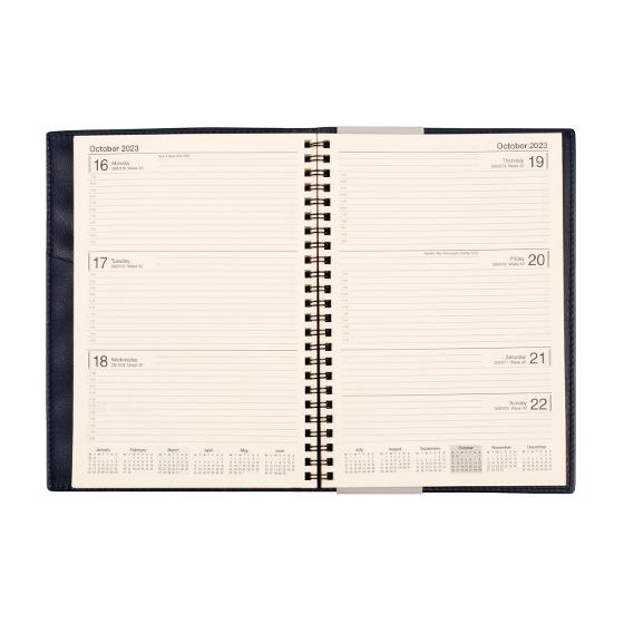 Spiral A5 Week to View 2023 Diary – Navy product photo Internal 2 DETAILS