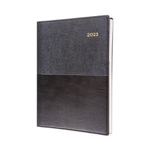 Vanessa A5 Day to Page 2023 Diary – Black product photo