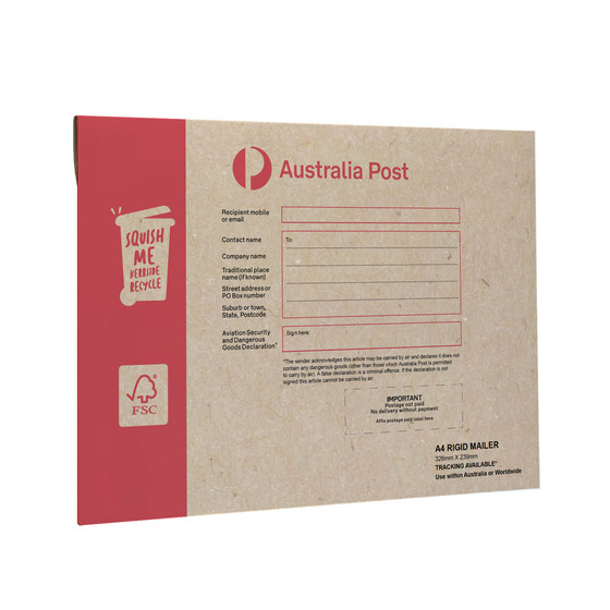 Rigid Mailer Envelope A4 (BX14) – 100 Pack product photo Internal 3 DETAILS