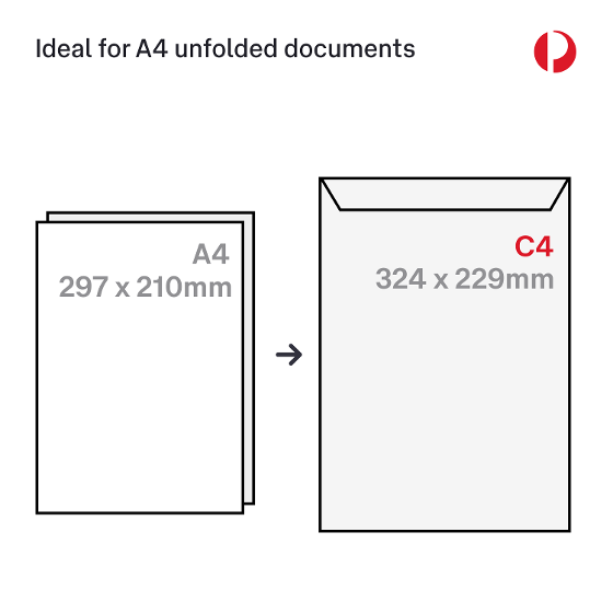 en_AU - Domestic Letter with Tracking Prepaid Envelope Large (C4) – 10 Pack product photo Internal 3 DETAILS