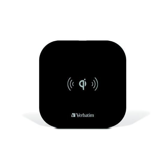 Verbatim 15W Wireless Phone Charging Pad – Black product photo Internal 1 DETAILS