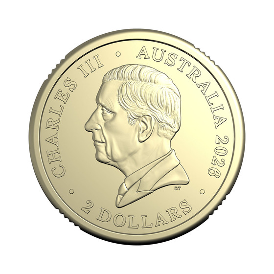 2026 $2 'C' Mintmark Coloured Uncirculated Coin &ndash; Dawn Service product photo Internal 1 DETAILS