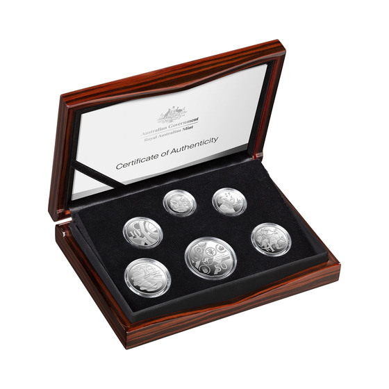 2026 Six-Coin Silver Proof Year Set &ndash; 60th Anniversary of Decimal Currency product photo Internal 2 DETAILS