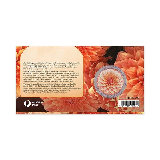 Dahlias Australian Cultivars Medallion Cover product photo Internal 2 DETAILS