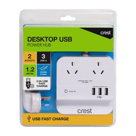 Crest Desktop USB Power Hub product photo Internal 2 DETAILS