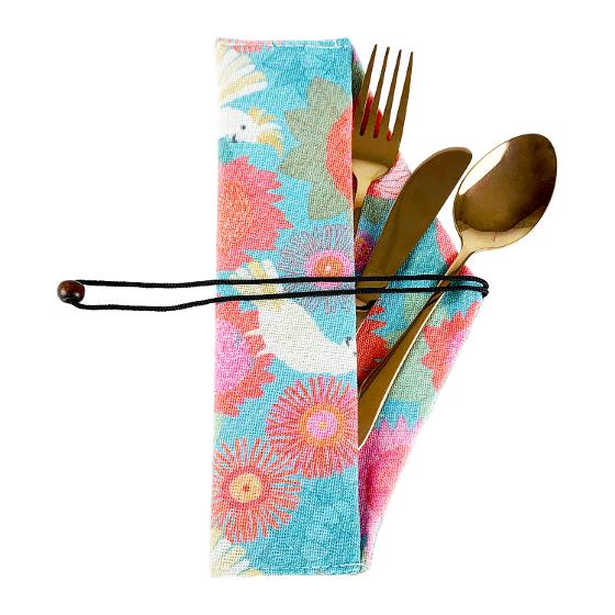 Jocelyn Proust Cutlery Set With Carry Case – Cockatoo Garden product photo Internal 1 DETAILS