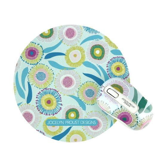 Jocelyn Proust Mouse Pad & Printed Wireless Mouse – Gum Blossom product photo Internal 1 DETAILS