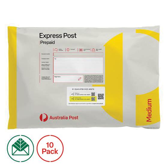 Express Post Prepaid Satchel Medium – 10 Pack product photo Internal 3 DETAILS