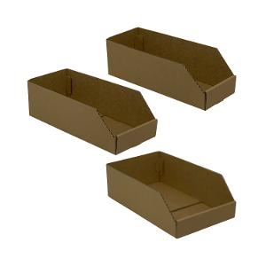 Shelf Box (330 x 100 x 105/50mm) Kraft – 10 Pack product photo