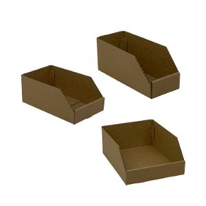 Shelf Box (250 x 100 x 105/50mm) Kraft – 10 Pack product photo