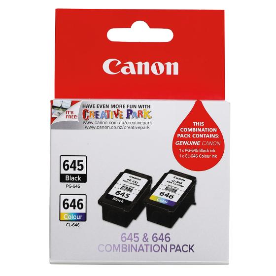 Canon Ink Cartridge PG645 Black and CL646CP Colour Ink Cartridge Combination Pack product photo Internal 2 DETAILS
