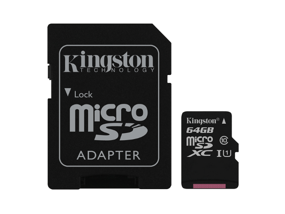 Kingston 64GB MicroSD Memory Card product photo Internal 2 DETAILS