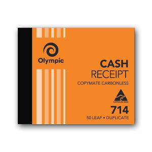 Olympic No. 714 Carbonless Duplicate Cash Receipt Book product photo
