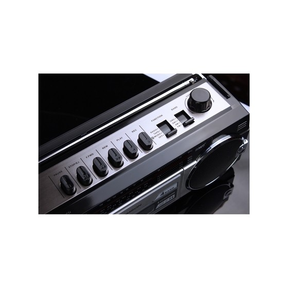 Thomson Retro Portable Bluetooth Radio with Cassette Player product photo Internal 3 DETAILS